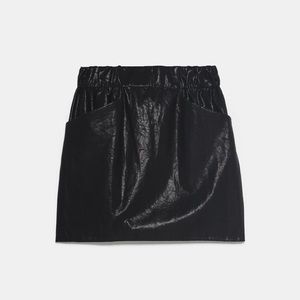 Zara leather skirt